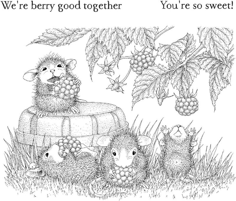 Spellbinders RSC-006 Berry Good Cling Rubber Stamp from The Spring Collection by House-Mouse Designs - Image 4